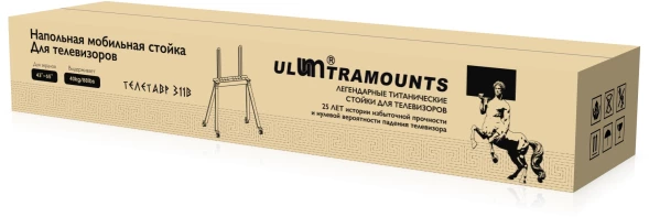 Стойка для телевизора Ultramounts UM311B черный 43&amp;quot;-65&amp;quot; макс.40кг напольный