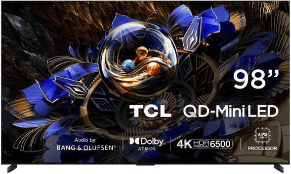 Телевизор LED TCL 98&amp;quot; 98X11K QD-Mini LED Frameless черный 4K Ultra HD 144Hz MEMC DVB-T DVB-T2 DVB-C DVB-S DVB-S2 USB WiFi Smart TV