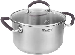 Кастрюля Rondell Akzent RDS-1387 2.1л. d=18см (с крышкой) стальной