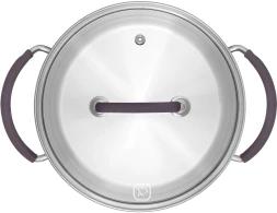 Кастрюля Rondell Akzent RDS-1387 2.1л. d=18см (с крышкой) стальной