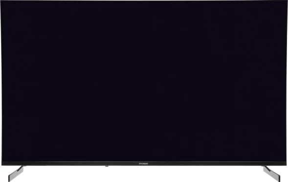 Телевизор LED Hyundai 55&amp;quot; H-LED55BU7011 Google TV Frameless Metal черный 4K Ultra HD 60Hz MEMC DVB-T DVB-T2 DVB-C DVB-S DVB-S2 USB WiFi Smart TV