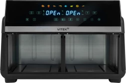 Аэрогриль Vitek VT-AF1001 10л 2200Вт черный/серебристый