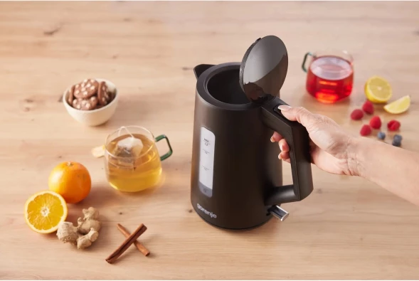 Чайник электрический Gorenje K17OPB 1.7л. 2200Вт черный корпус: пластик