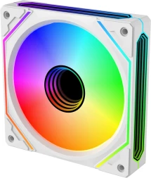 Вентилятор для корпуса Bloody BD-CF120ARGB5 LCD ARGB 120х120x25 белый 4-pin 26дБ (BD-CF120ARGB5-WH) Ret