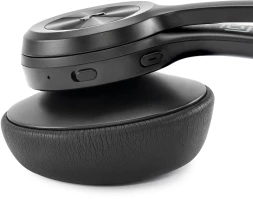 Наушники с микрофоном Оклик HS-L800 черный 1.8м накладные оголовье (1978719)