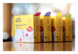 Этикетки Avery Zweckform 3856 250шт на листе диаметр 19мм/70г/м2/желтый самоклей. универсальная