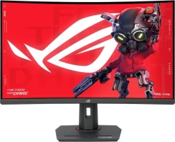 Монитор Asus 31.5&amp;quot; ROG Strix XG32WCS черный VA LED 16:9 HDMI матовая HAS Piv 400cd 178гр/178гр 2560x1440 180Hz DP 2K USB 9.4кг
