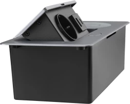 Розетка Cactus CS-SOCKET-USBA/C-WLESS для столешницы 26.5x11.8x6.5см серебристый