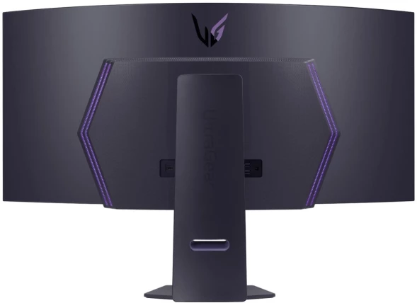 Монитор LG 44.5&amp;quot; UltraGear 45GS95QE-B черный OLED LED 21:9 HDMI M/M матовая HAS Piv 1500000:1 1300cd 178гр/178гр 3440x1440 240Hz G-Sync FreeSync Premium Pro DP SPDIF WQ USB 12.3кг