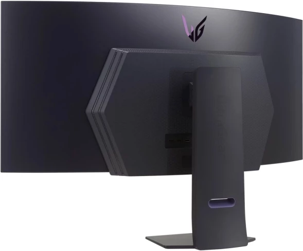 Монитор LG 44.5&amp;quot; UltraGear 45GS95QE-B черный OLED LED 21:9 HDMI M/M матовая HAS Piv 1500000:1 1300cd 178гр/178гр 3440x1440 240Hz G-Sync FreeSync Premium Pro DP SPDIF WQ USB 12.3кг