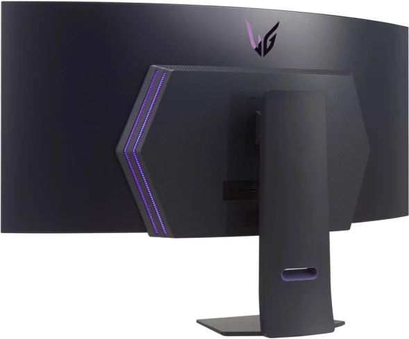 Монитор LG 44.5&amp;quot; UltraGear 45GS95QE-B черный OLED LED 21:9 HDMI M/M матовая HAS Piv 1500000:1 1300cd 178гр/178гр 3440x1440 240Hz G-Sync FreeSync Premium Pro DP SPDIF WQ USB 12.3кг