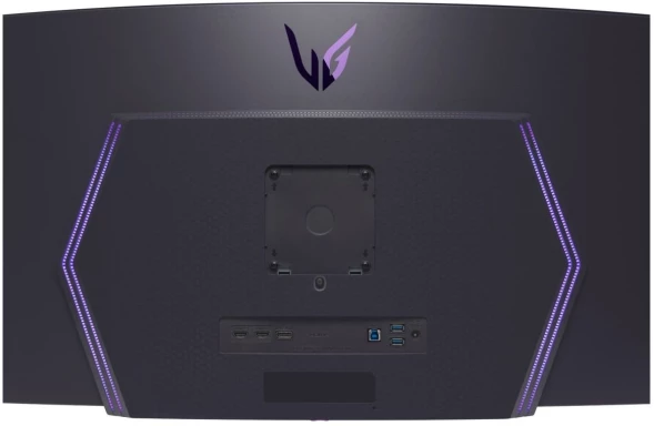 Монитор LG 44.5&amp;quot; UltraGear 45GS95QE-B черный OLED LED 21:9 HDMI M/M матовая HAS Piv 1500000:1 1300cd 178гр/178гр 3440x1440 240Hz G-Sync FreeSync Premium Pro DP SPDIF WQ USB 12.3кг