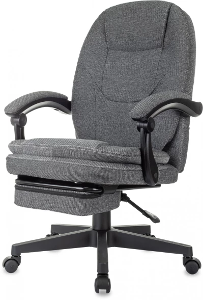 Кресло руководителя Бюрократ CH-868MSG-BF серый 3C1 крестов. пластик подст.для ног пластик черный