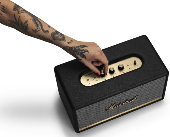 Колонка порт. Marshall Stanmore II черный/золотистый 80W 2.1 BT/3.5Jack 10м (1001902)