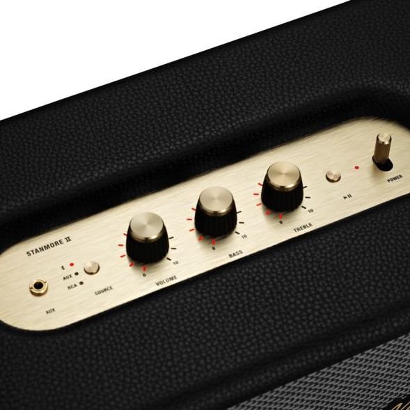 Колонка порт. Marshall Stanmore II черный/золотистый 80W 2.1 BT/3.5Jack 10м (1001902)