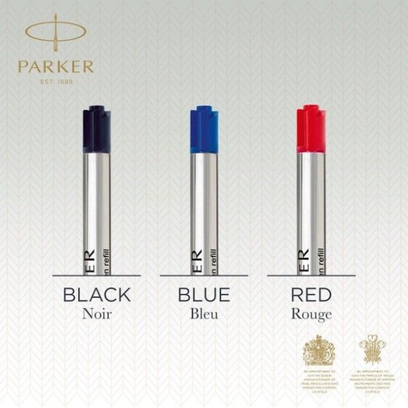 Стержень шариковый Parker QuinkFlow Z08 (CW1950368) F 0.8мм синие чернила блистер