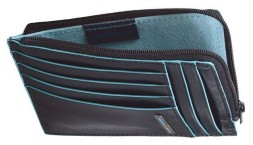 Чехол для кредитных карт Piquadro Blue Square PU1243B2R/N черный натур.кожа