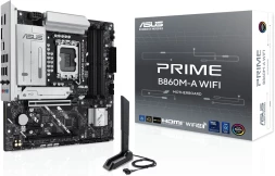 Материнская плата Asus PRIME B860M-A WIFI Soc-1851 Intel B860 4xDDR5 mATX AC`97 8ch(7.1) 2.5Gg RAID+HDMI+DP