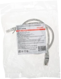 Патч-корд Rexant 02-0210-05 F/UTP RJ-45 вил.-вилка RJ-45 кат.6 0.5м серый LSZH
