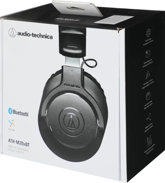 Наушники мониторные Audio-Technica ATH-M20XBT черный беспроводные bluetooth оголовье (80002893)