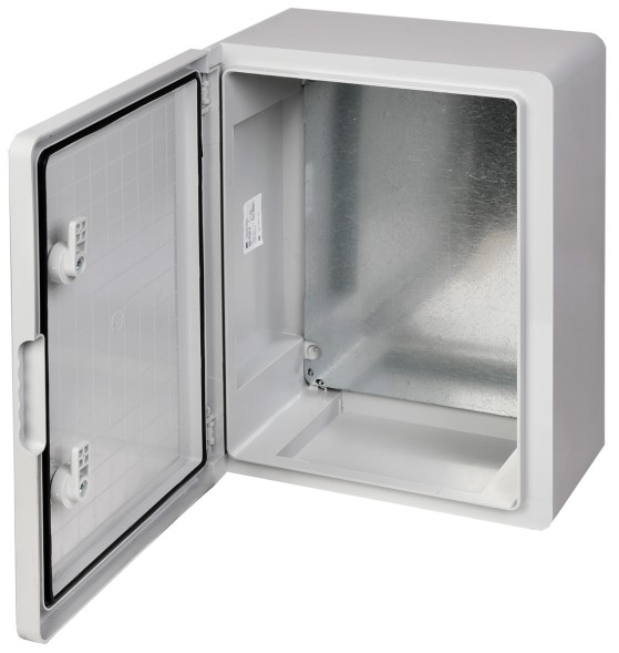 Щит распределительный IEK MKP93-N-403017-65 ЩМПп для установки силового оборудования навесной 300мм 170мм 400мм 230B 100A пластик IP65 серый антивандальный (упак.:1шт)