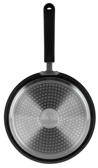 Сковорода блинная Rondell Pancake frypan RDA-1408 круглая 22см покрытие: Xylan Plus ручка несъемная (без крышки) черный