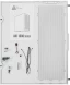 Корпус Montech Air 1000 Premium белый без БП ATX 1x120mm 3x140mm 1xUSB2.0 2xUSB3.0 audio bott PSU