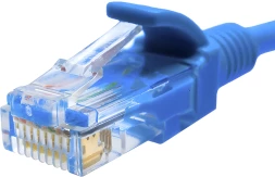 Патч-корд Suprlan 10-0149 UTP RJ-45 вил.-вилка RJ-45 кат.5E 3м синий LSZH 26AWG