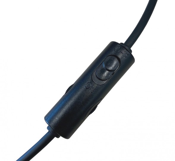 Наушники с микрофоном Оклик HS-L355G черный 1.8м мониторные оголовье (1939807)