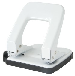 Дырокол Deli E0138 макс.:35лист. металл ассорти отв.:2 с линейкой