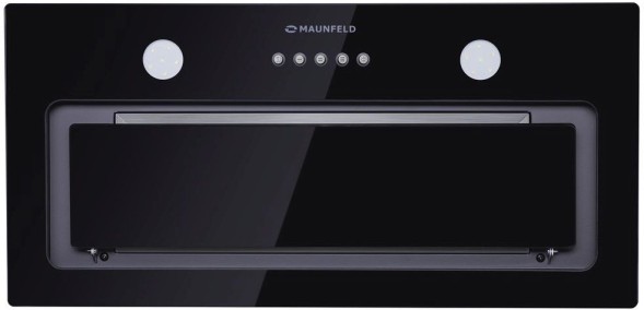 Вытяжка встраиваемая Maunfeld Trapeze 601GG черный управление: кнопочное (1 мотор)