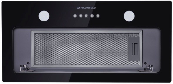 Вытяжка встраиваемая Maunfeld Trapeze 601GG черный управление: кнопочное (1 мотор)