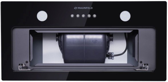 Вытяжка встраиваемая Maunfeld Trapeze 601GG черный управление: кнопочное (1 мотор)
