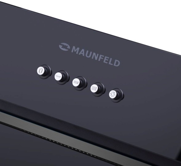 Вытяжка встраиваемая Maunfeld Trapeze 601GG черный управление: кнопочное (1 мотор)