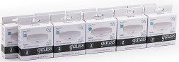 Лампа светодиодная Gauss Elementary GX53 6Вт цок.:GX53 таблетка 220B 4100K св.свеч.бел.нейт. (упак.:10шт) (83826)