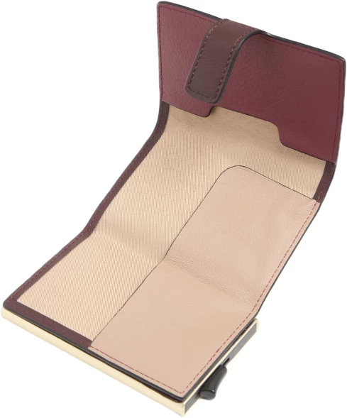 Чехол для кредитных карт Piquadro Circle PP5649W92R/BORO сливовый металл/натур.кожа