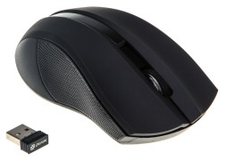 Мышь Оклик 615MW черный оптическая (1200dpi) беспроводная USB для ноутбука (3but)