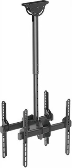 Кронштейн для телевизора Arm Media LCD-1850 черный 26&amp;quot;-65&amp;quot; макс.90кг потолочный поворот и наклон