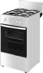 Плита Газовая Darina 1A GM341 001 W белый (без крышки) реш.сталь