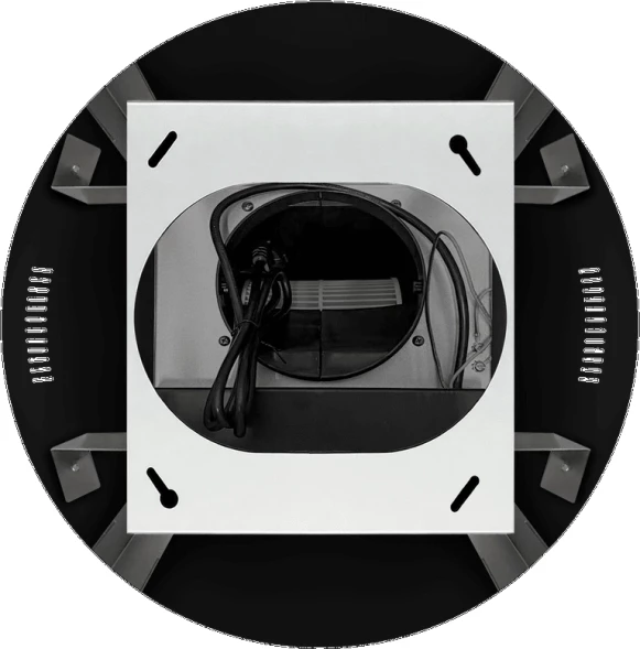 Вытяжка каминная Maunfeld Ford 39 Isla Sensor черный управление: сенсорное (1 мотор)