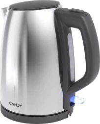 Чайник электрический Candy CK-203 1.7л. 2200Вт графит корпус: нерж.сталь (FM04W4D00RU)