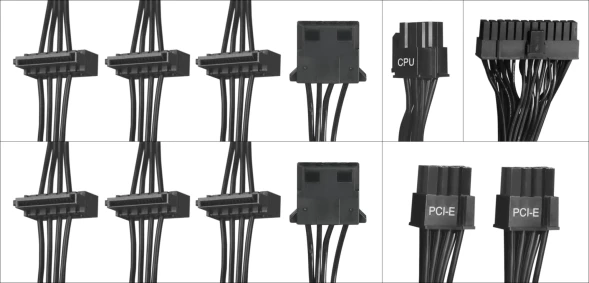 Блок питания Digma ATX 500W DPSU-500W-WH 80 PLUS WHITE (20+4pin) APFC 120mm fan 6xSATA RTL