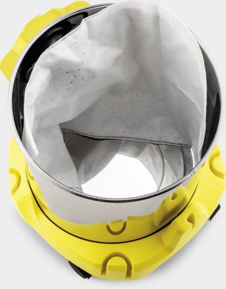 Строительный пылесос Karcher WD 2 Plus S V-15/4/18 1000Вт (уборка: сухая/влажная/выдув/сбор воды) желтый