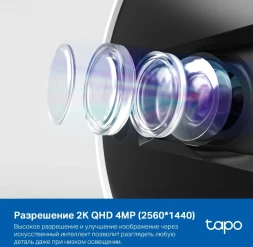Камера видеонаблюдения IP TP-Link Tapo C125 Wi-Fi 2.45-2.45мм цв. корп.:белый