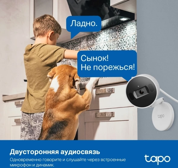 Камера видеонаблюдения IP TP-Link Tapo C125 Wi-Fi 2.45-2.45мм цв. корп.:белый