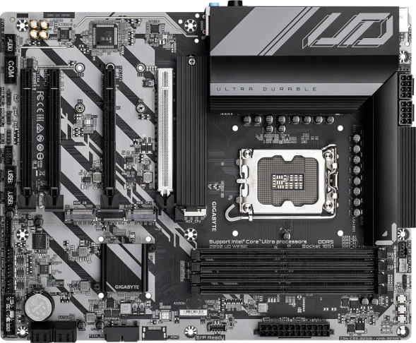 Материнская плата Gigabyte Z890 UD WIFI6E Soc-1851 Intel Z890 4xDDR5 ATX AC`97 8ch(7.1) 2.5Gg RAID+DP