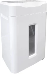 Шредер Office Kit S243N 3,9х38 белый (секр.P-4) фрагменты 35лист. 35лтр. скрепки скобы пл.карты CD