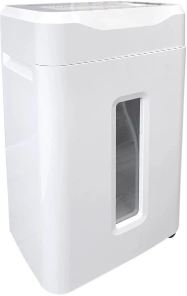 Шредер Office Kit S243N 3,9х38 белый (секр.P-4) фрагменты 35лист. 35лтр. скрепки скобы пл.карты CD