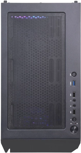 Корпус Accord 3312 черный без БП ATX 2xUSB2.0 1xUSB3.0 audio bott PSU