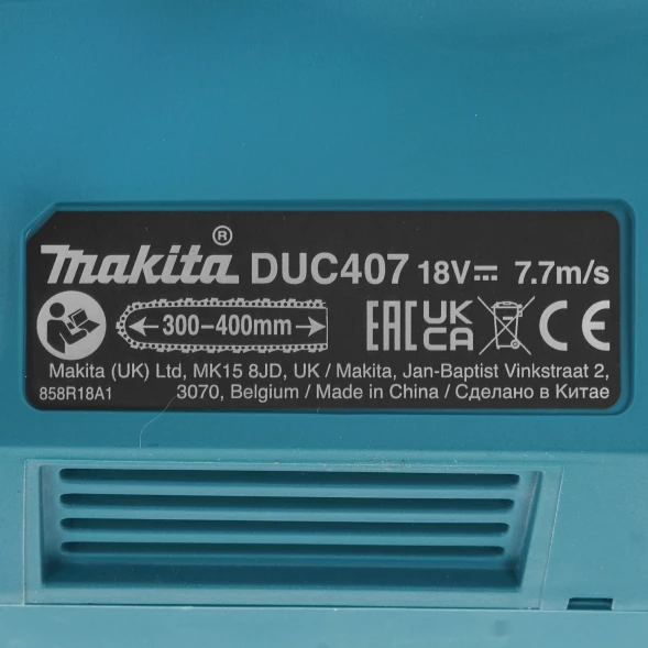 Цепная пила Makita LXT DUC407Z аккум. 610Вт дл.шины:16&amp;quot; (40cm)